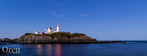 Nubble Light in the Blue Hour