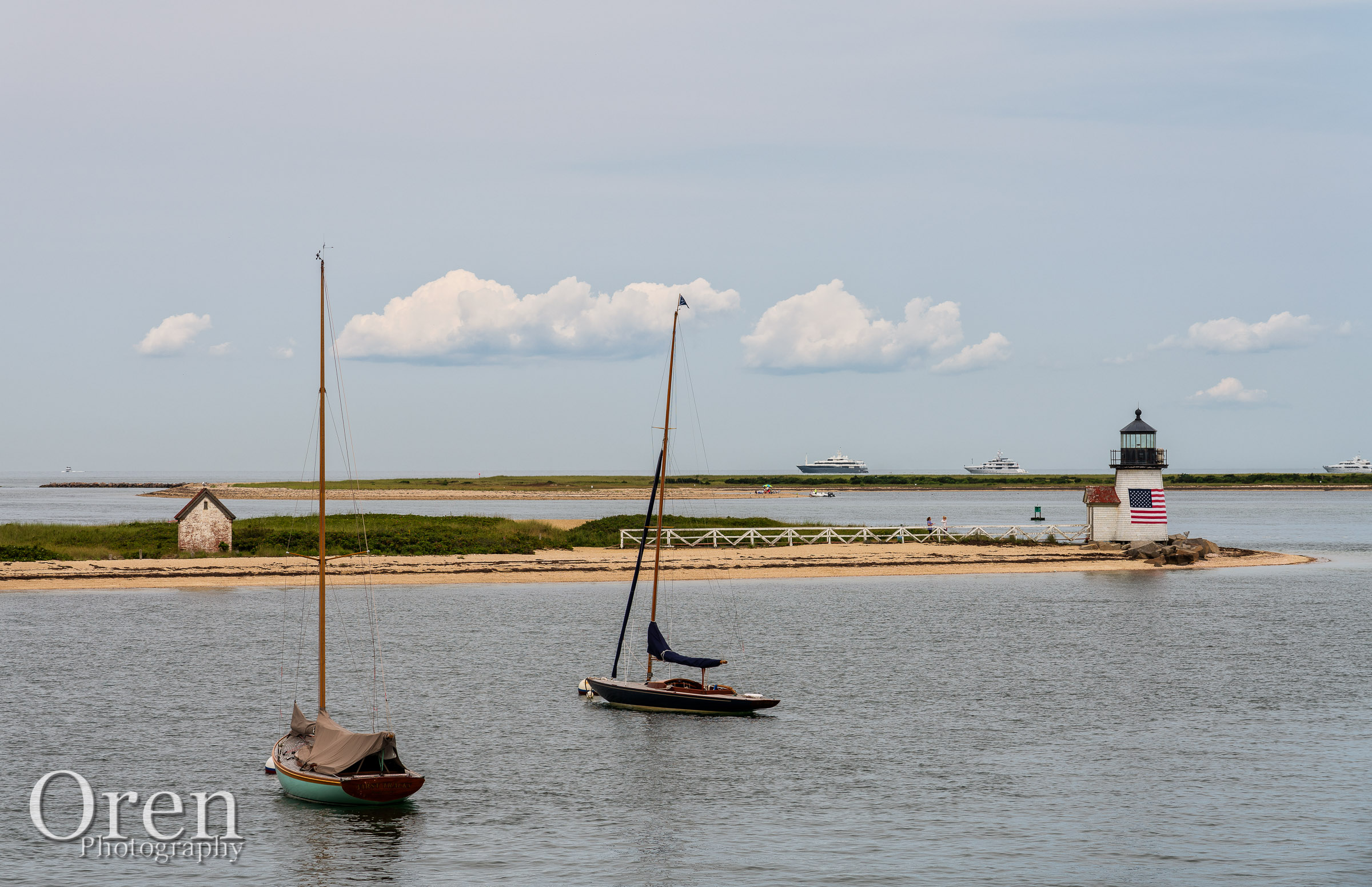 Brant Point and the boats