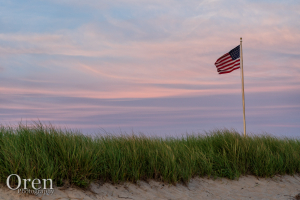 Sunset Flag in Madaket
