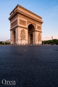 Arc de Triomphe from Avenue Carnot