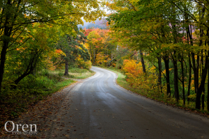 Vermont Road in Foliage Season