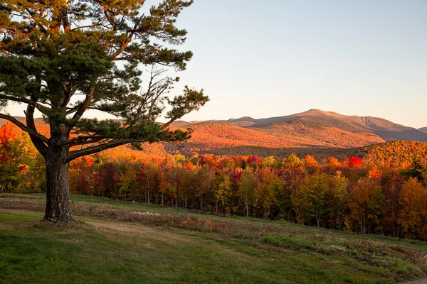 New Hampshire Peak Foliage in Jackson